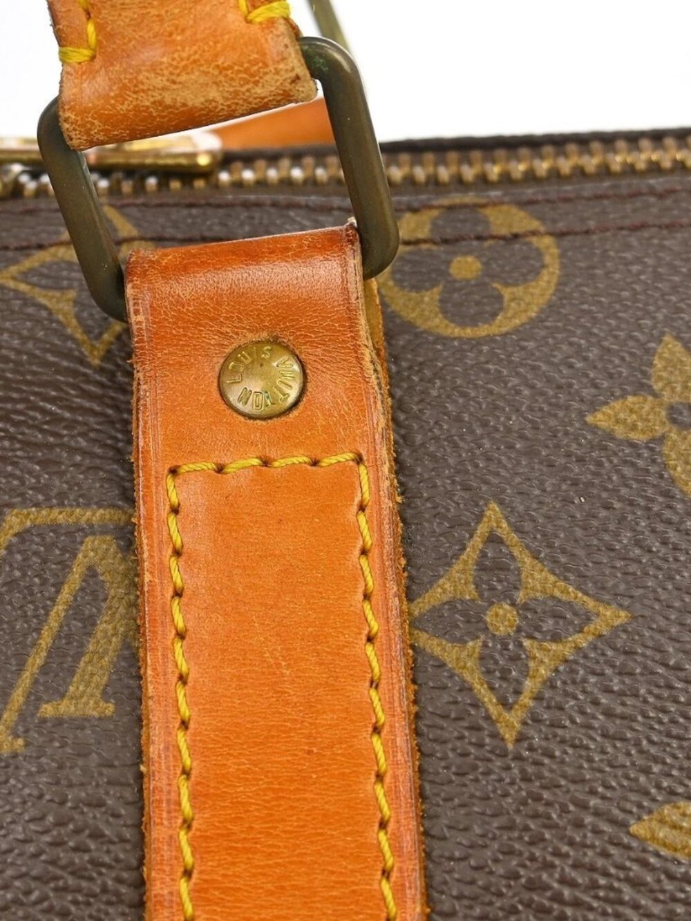 LOUIS VUITTON KEEPALL 45 DUFFLE HANDBAG MONOGRAM - Picture 9 of 16